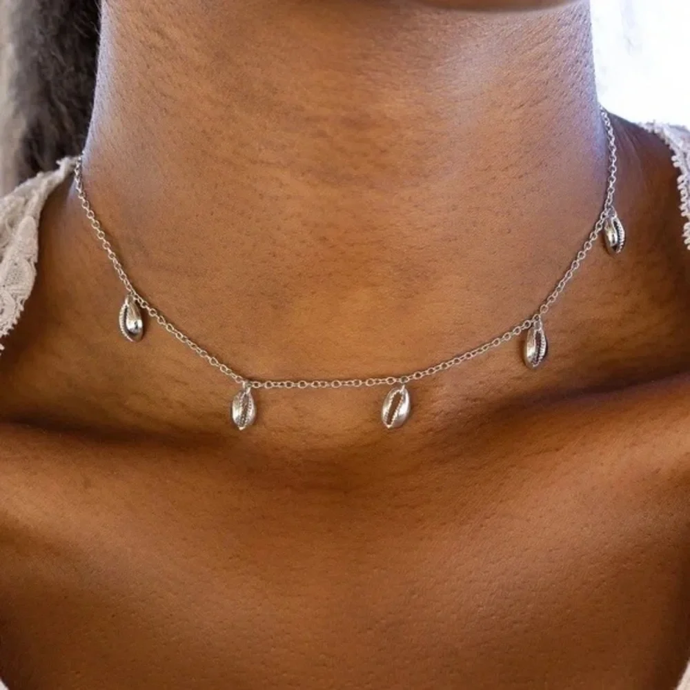 ❄️ Pura Vida | Cowrie Choker Silver Boho Beach Seashell